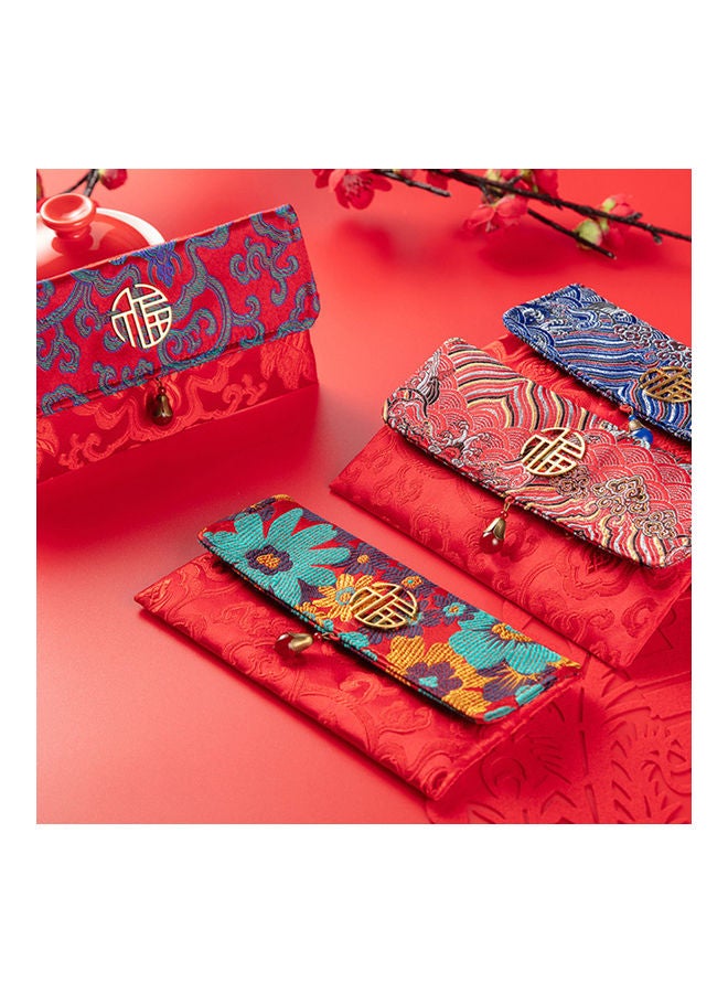 Chinese Style Cloth Floral Red Envelope  - Image 5