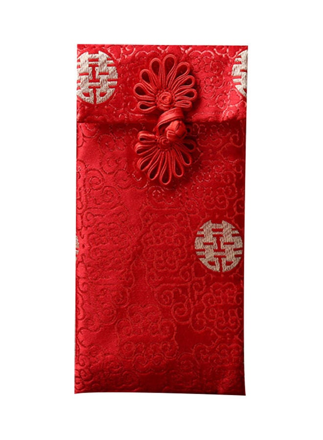 Dragon Phoenix Chinese Knot Brocade Red Envelope  - Image 1