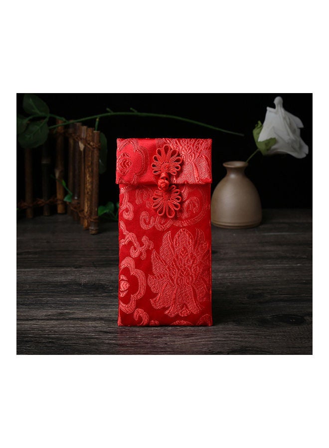 Dragon Phoenix Chinese Knot Brocade Red Envelope  - Image 4