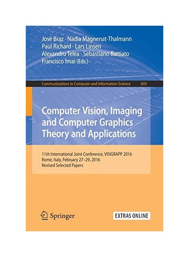 null - Computer Vision, Imaging And Computer Graphics Theory And Applications: 11th International Joint Conference, VISIGRAPP 2016, Rome, Italy, February 27 paperback english - Image 1
