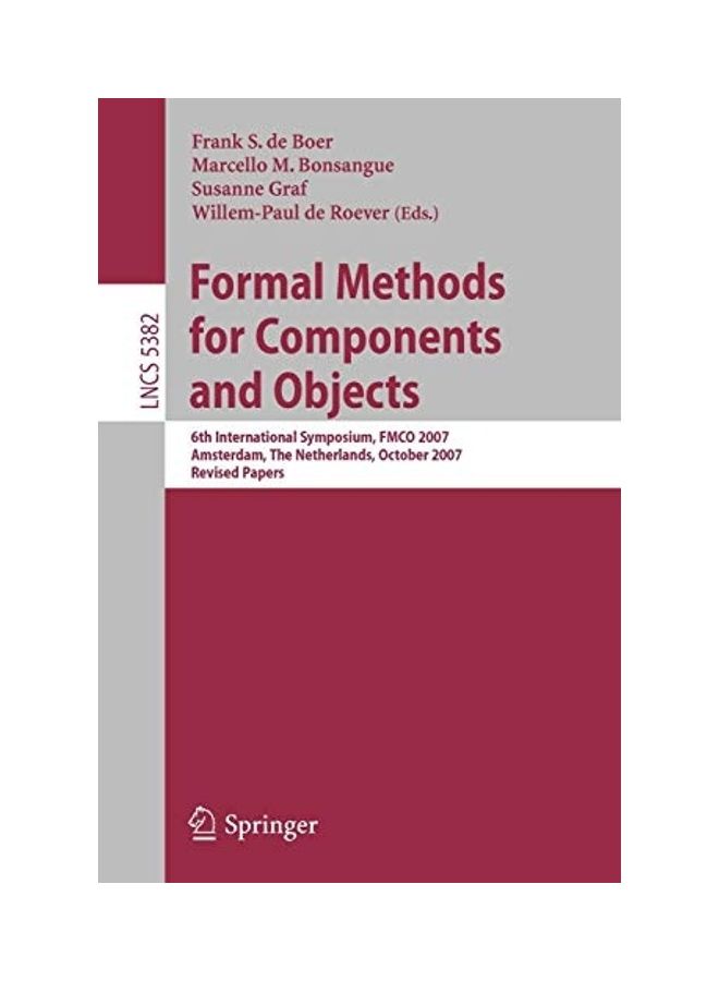 Formal Methods For Components And Objects paperback english