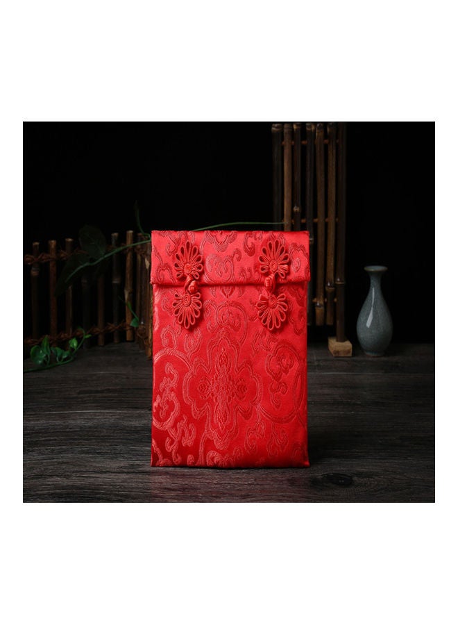 Dragon Phoenix Chinese Knot Brocade Red Envelope  - Image 3