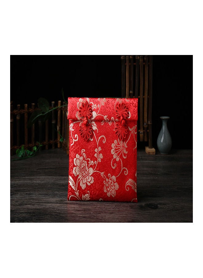 Dragon Phoenix Chinese Knot Brocade Red Envelope  - Image 4