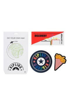 kipling 3-Piece Lugage Personalization Sticker With Tag Set Multicolour 