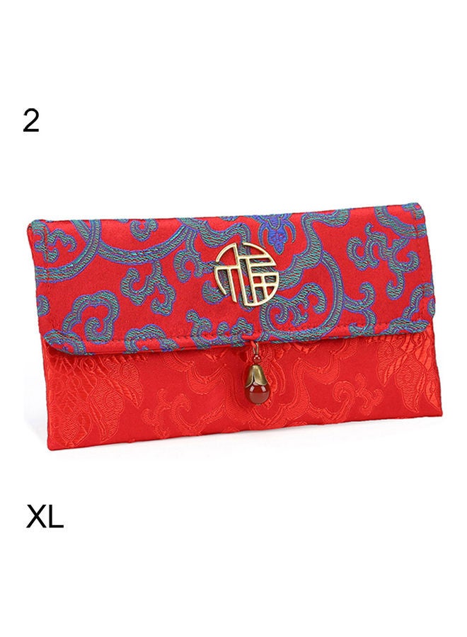 Chinese Style Cloth Floral Red Envelope  - Image 1
