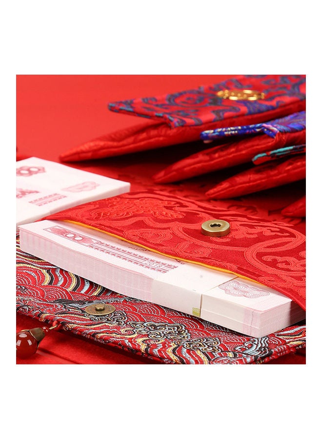 Chinese Style Cloth Floral Red Envelope  - Image 2