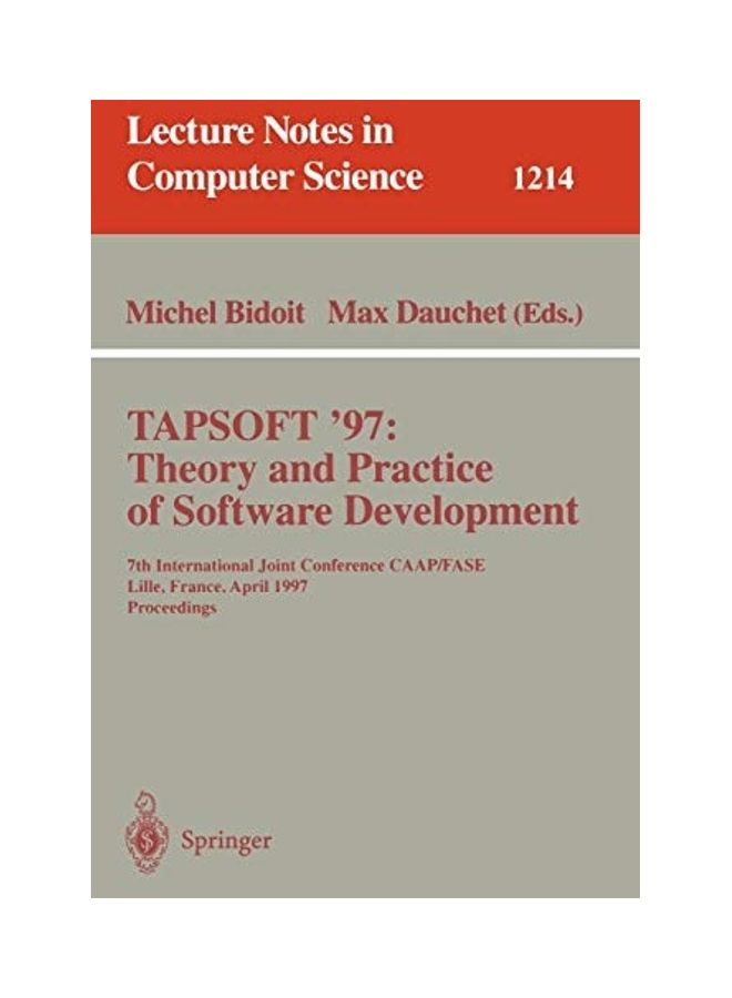 تسوق وTapsoft'97: Theory and Practice of Software Development: 7th