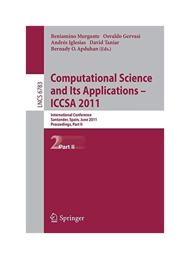 Computational Science And Its Applications - ICCSA 2011 paperback english