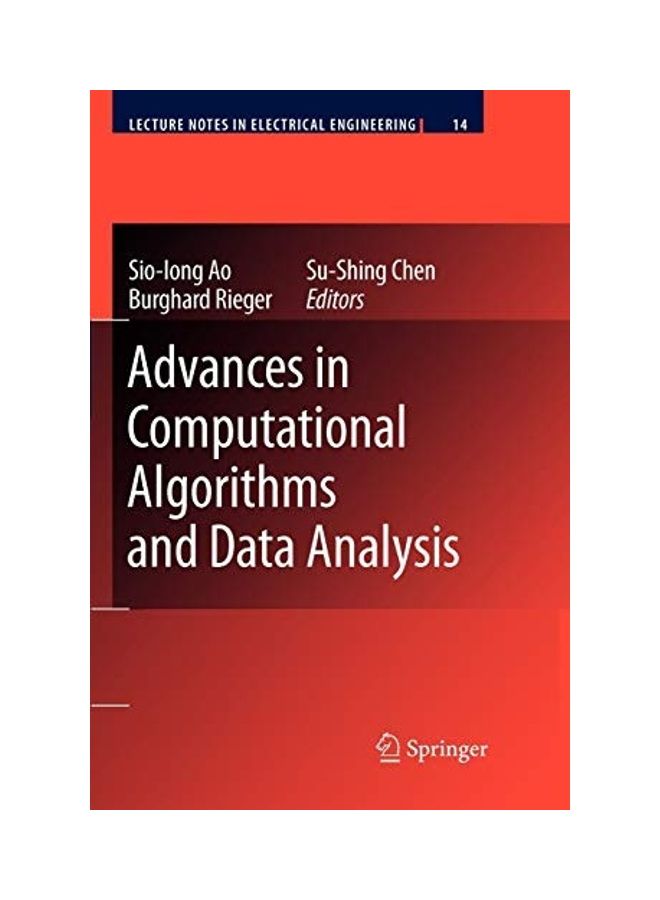Advances In Computational Algorithms And Data Analysis paperback english