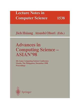 Advances In Computing Science - Asian'98 paperback english - v1622407389/N47829045A_1