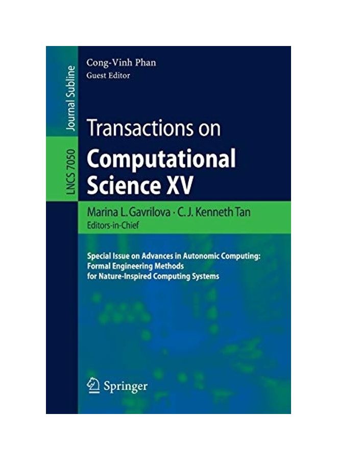 Transactions On Computational Science XV paperback english