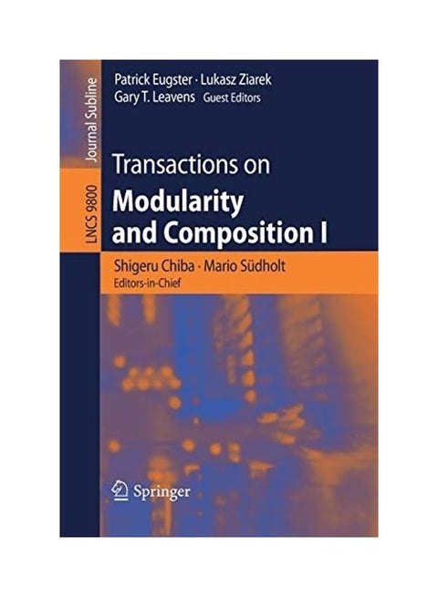 Transactions On Modularity And Composition I Paperback English by Shigeru Chiba