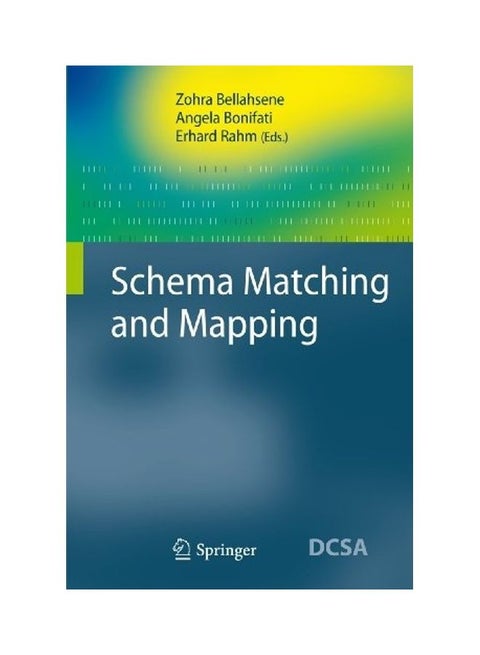 Schema Matching And Mapping Paperback English