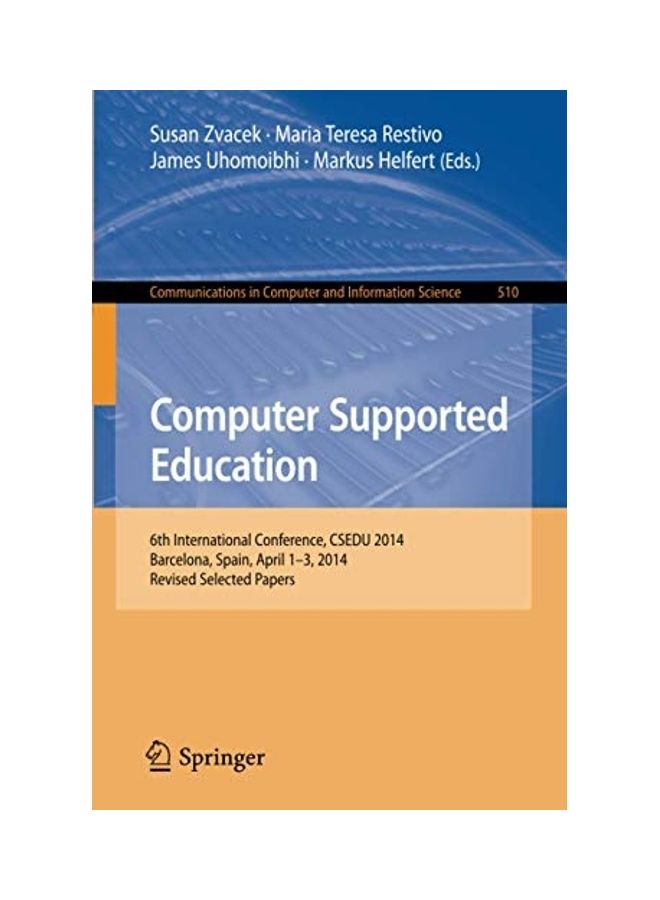 Computer Supported Education paperback english