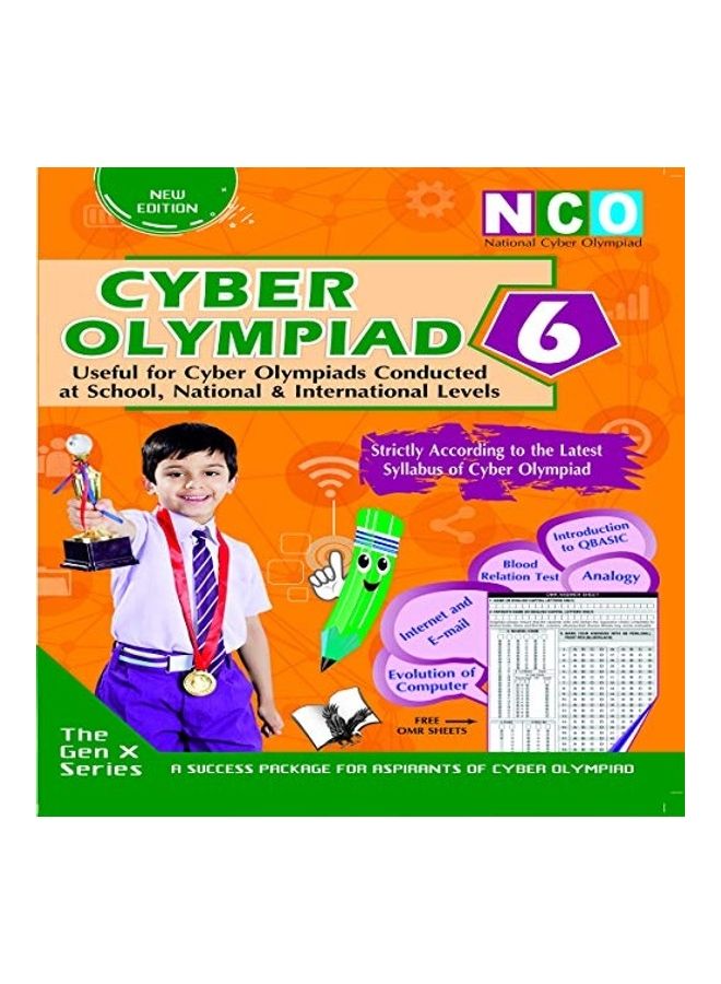 National Cyber Olympiad - Class 6 (With CD) Paperback English by Shraddha Singh 
