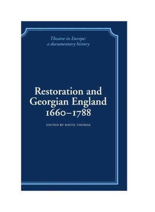 Restoration And Georgian England 1660-1788 paperback english - v1622410742/N47779967A_1