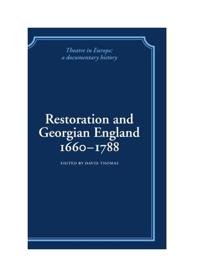 Restoration And Georgian England 1660-1788 paperback english