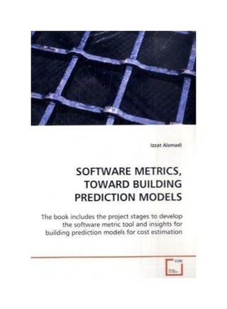 Software Metrics, Toward Building Prediction Models Paperback English by Izzat Alsmadi - v1622411975/N47829612A_1