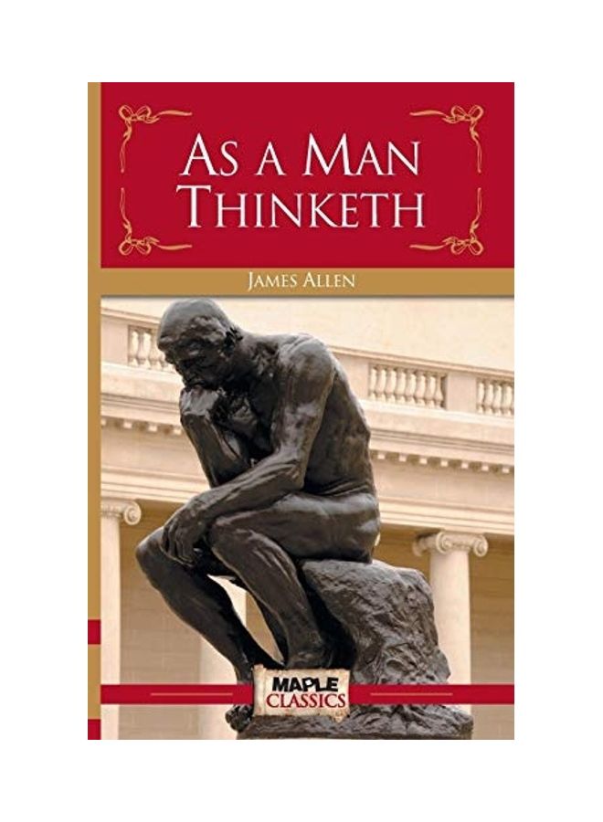 كتاب As A Man Thinketh غلاف ورقي الإنجليزية