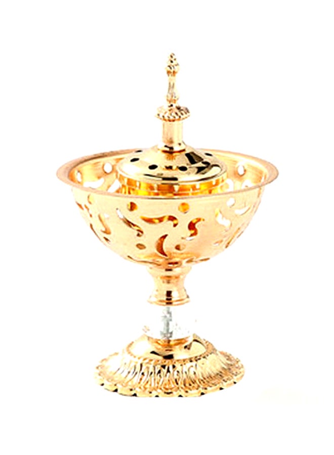 Incense Holder Gold 16x8cm