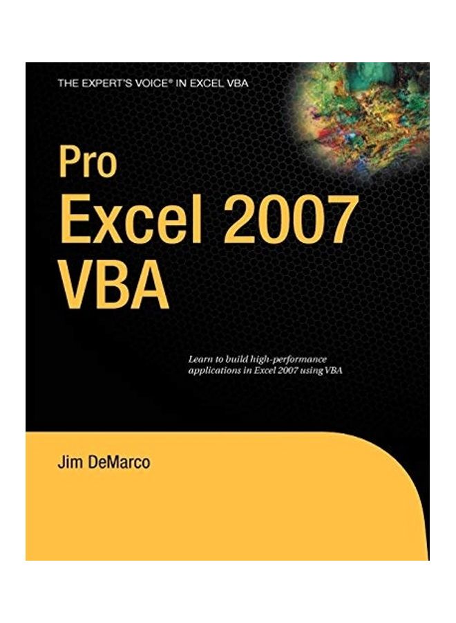Pro Excel 2007 VBA paperback english