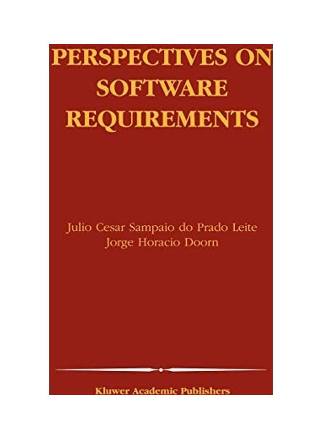 Perspectives On Software Requirements hardcover english