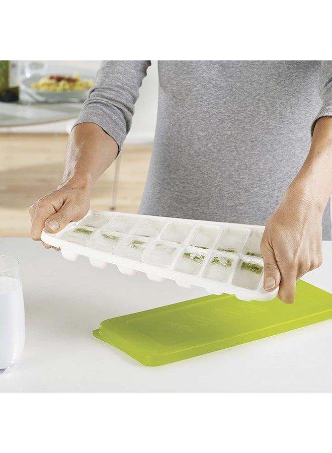 Joseph Joseph - Quicksnap Plus Stackable Ice-Cube Tray Green 28x12x4cm - Image 1