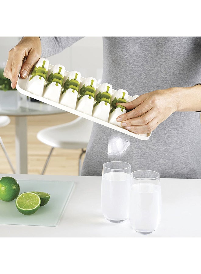 Joseph Joseph - Quicksnap Plus Stackable Ice-Cube Tray Green 28x12x4cm - Image 1