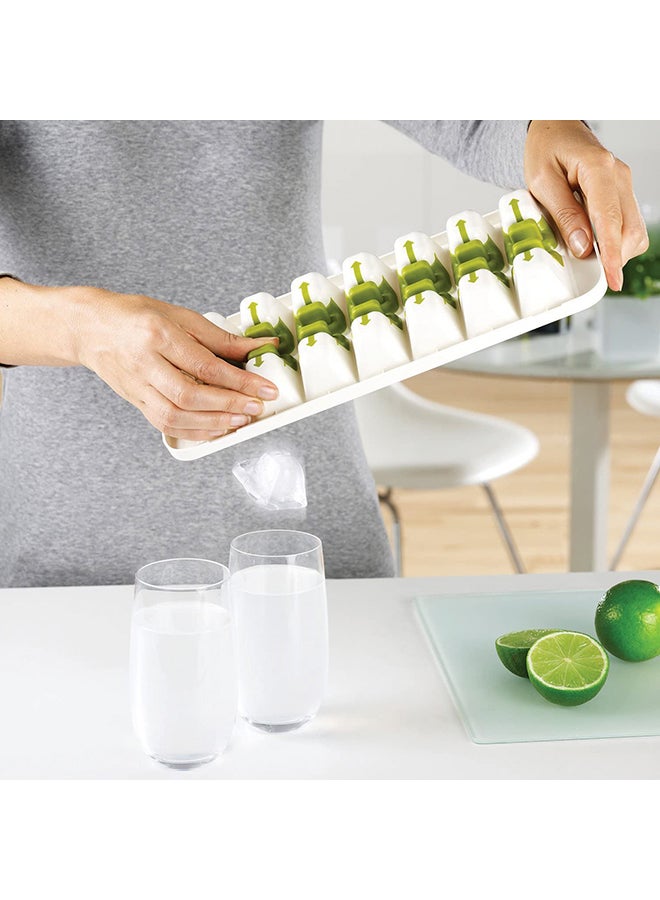 Joseph Joseph - Quicksnap Plus Stackable Ice-Cube Tray Green 28x12x4cm - Image 1