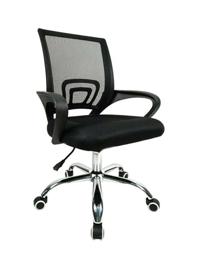 Cool Baby Stainless Steel Swivel Lift Office Chair Black 47x50x25cm - Image 1