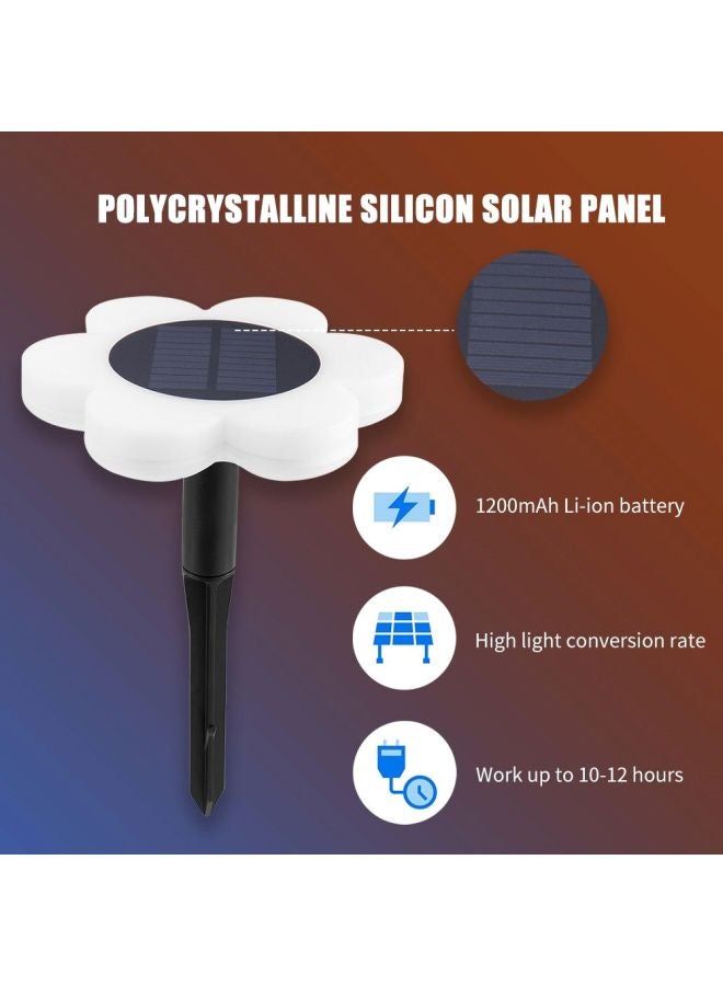 Decdeal LED Solar Light Black/Navy/White 9.44x6.41inch - Image 4