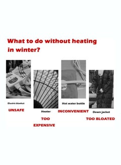 Generic USB Powered Heating Vest Black  - Image 3