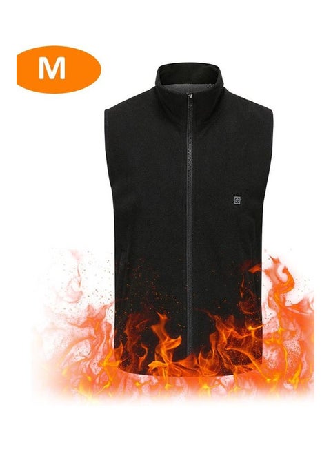 USB Powered Heating Vest Black