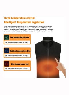Generic USB Powered Heating Vest Black  - Image 3