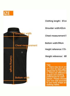 Generic USB Powered Heating Vest Black  - Image 4