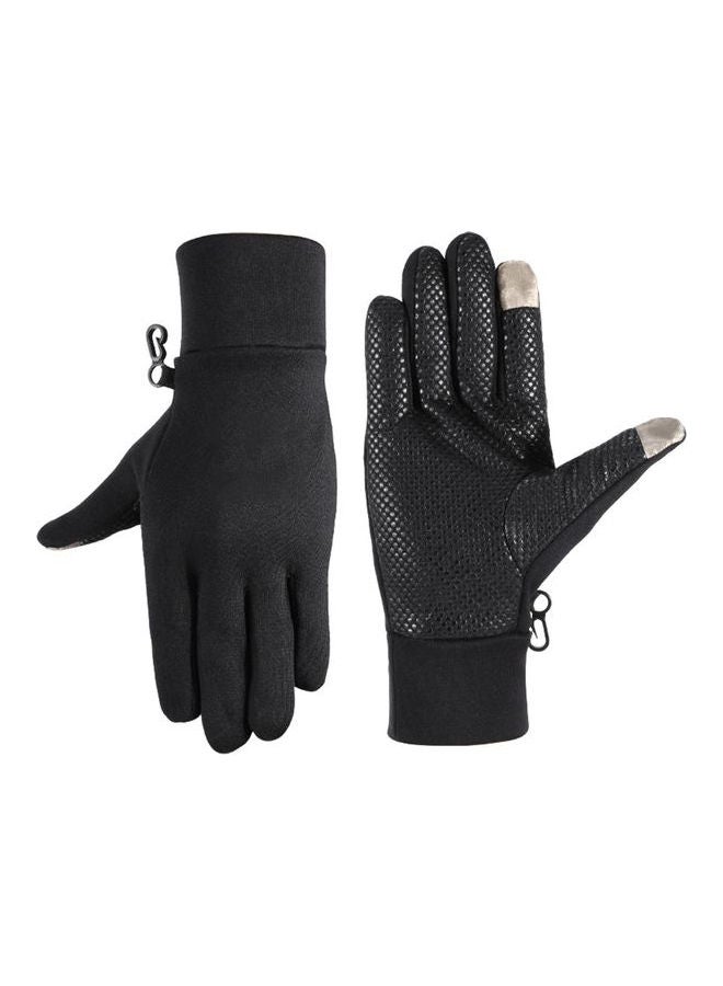 Generic Full Finger Cycling Gloves Black  - Image 1