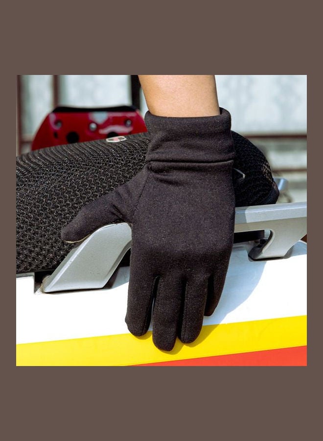 Generic Full Finger Cycling Gloves Black  - Image 4