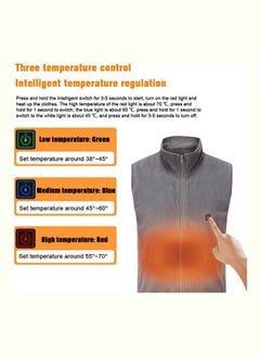 Generic USB Powered Heating Vest Grey  - Image 3