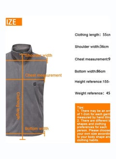 Generic USB Powered Heating Vest Grey  - Image 4