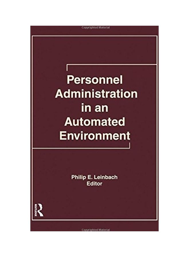 Personnel Administration in an Automated Environment hardcover english