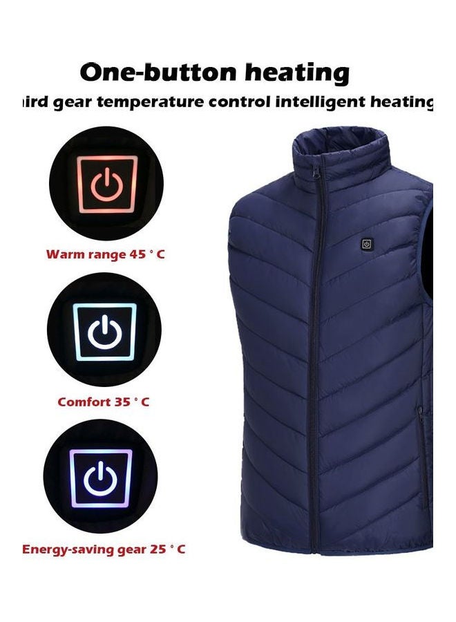 Generic - USB Powered Heating Vest Dark Blue - Image 1