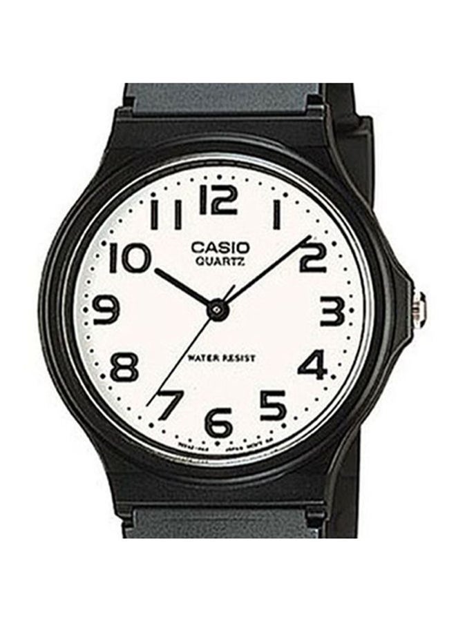 كاسيو ساعة يد بعقارب وسوار من السيليكون طراز MQ-24-7B2LDF للرجال - Image 4