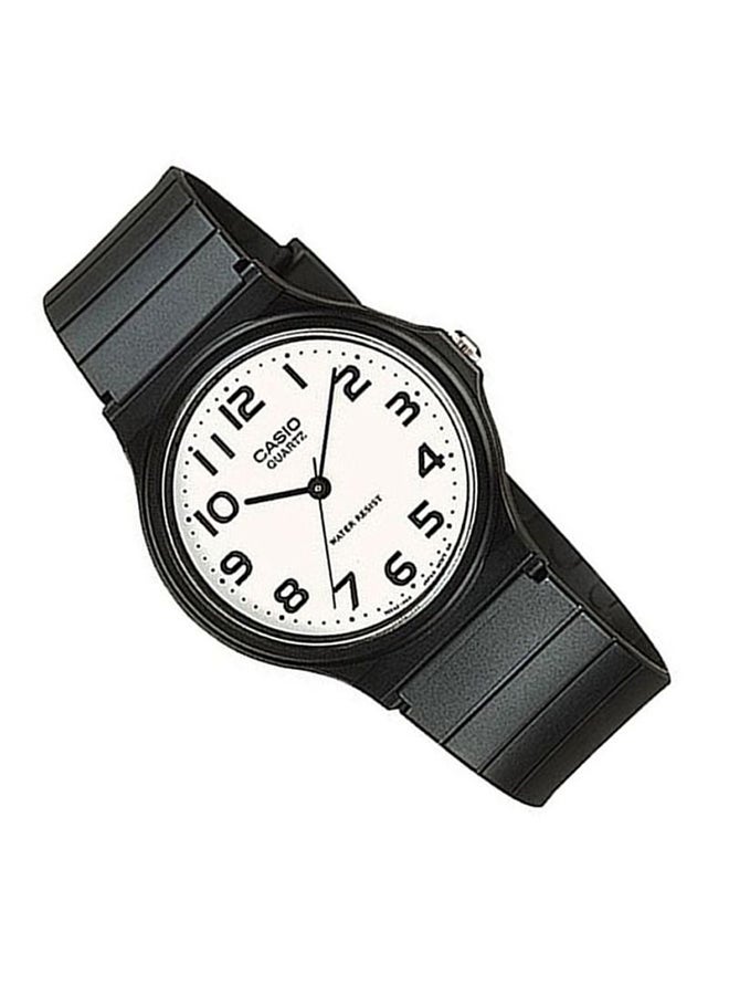 كاسيو ساعة يد بعقارب وسوار من السيليكون طراز MQ-24-7B2LDF للرجال - Image 3