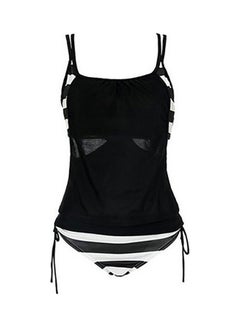 Stylish Comfortable Beach Swimwear Black/White