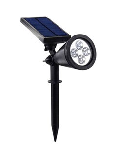 بيوينتي مجموعة مصابيح إضاءة LED للأماكن الخارجية تعمل بالطاقة الشمسية  مكونة من قطعتين أسود  - Image 2