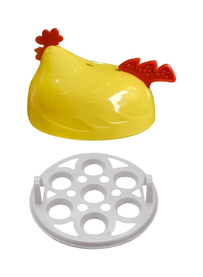 Amal Stainless Steel Electric Chicken Shape Egg Boiler AS010567010000 Yellow  - Image 5