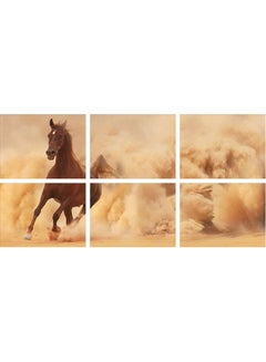 Sasb 6-Piece Wall Painting Without A Frame Multicolour 