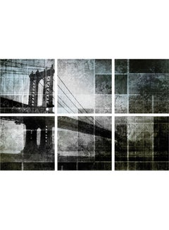 Sasb 6-Piece Wall Painting Without A Frame Multicolour 