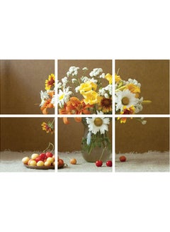 Sasb 6-Piece Wall Painting Without A Frame Multicolour 