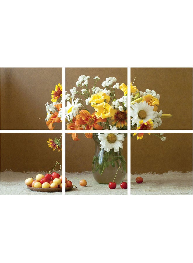 Sasb - 6-Piece Wall Painting Without A Frame Multicolour - Image 1